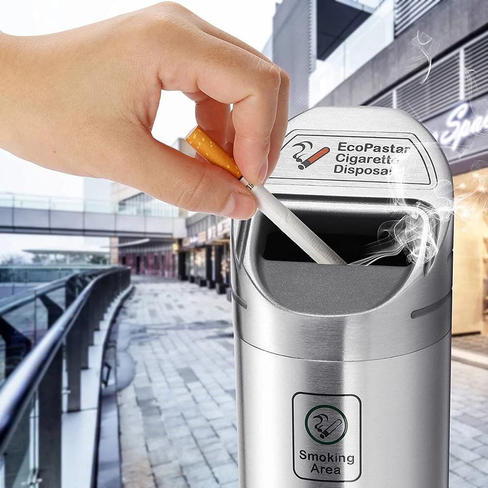 Amazon.co.jp: ステンレス鋼灰皿カラム48cm1.8lアルミニウム合金屋外